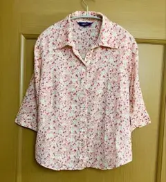 美品リバティYORK半袖シャツ ブラウス レディース Mサイズ - メルカリ