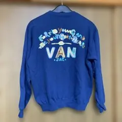 VAN JAC トレーナー  Lサイズ ネイビー バックログオール刺繍
