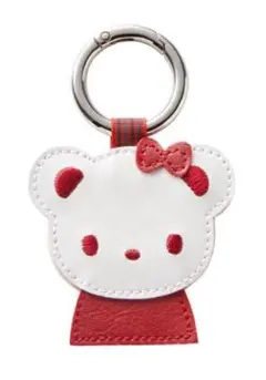 新品未使用 familiar ファミリア ネームホルダー　リアちゃん　赤