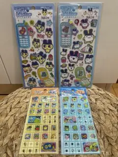 たまごっち 平成はっぴーフォン タイルシール 4枚セット