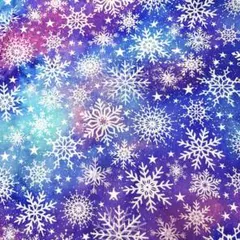 輸入生地 Angels on High スノーフレーク