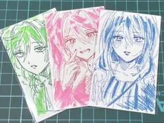 イラスト まとめ売り3枚セット ミニサイズ