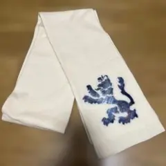 The scotch house ニットマフラー クリーム色