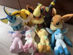 イーブイコレクション ぬいぐるみ 8点 ポケモンセンター 2012年 ブイズ