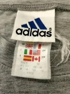 アディダスadidas　万国旗タグ　Tシャツ　M