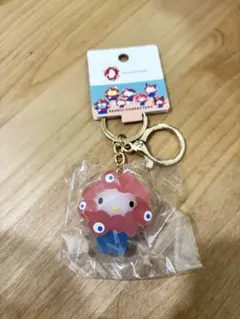 【キティ】サンリオ×ミャクミャク　クリア　立体マスコットキーホルダー