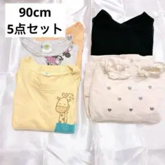 【お得なまとめ売り‼️】子供服 秋服 90 セット売り トップス ロンＴ 冬服