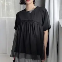 チュールTシャツ Mサイズ