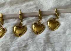 テーブルクロスウェイト ハート ゴールド 4セット