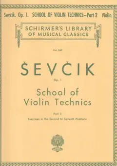 Sevcik School of Violin Technics Op.1-II