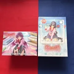 物語シリーズ　戦場ヶ原ひたぎ　羽川翼　フィギュア　2体セットのサムネイル