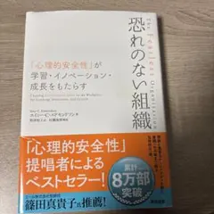 恐れのない組織 「心理的安全性」が学習・イノベーション・成長をもたらす