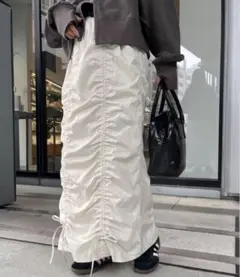 チャオパニックティピー 縦シャーリングスカート