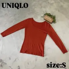 【UNIQLO】ユニクロ（S）ヒートテックインナー オレンジ