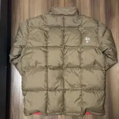 90〜00s Stussy ダウンジャケット ブラウン XL リバーシブル