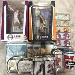 ハイキュー ハッピーくじ フィギュア 缶バッジ タンブラー ジャンプ アクキー