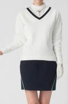 【特価未使用】UNITED ARROWS GOLF Ｖネックプルオーバーニット