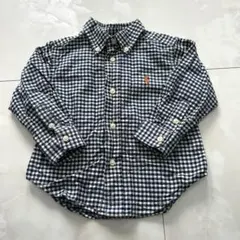 ポロ ラルフローレン ギンガムチェック シャツ 12M 80cm