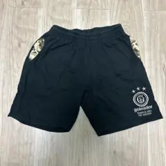 goleador ブラック ハーフパンツ M 迷彩ポケット