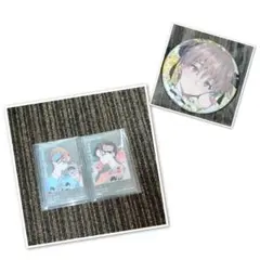 ハレルヤベイビー カラ鉄コラボ 缶バッジ アクリルカード 2点