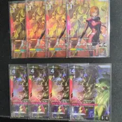 ガンダムカード マリーダ・クルス&クシャトリヤパラレル 各4枚セット