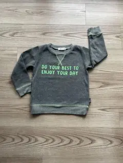 Noeil aime BeBeグレー トレーナー 100