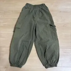 カーゴパンツ キッズ カーキ
