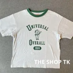 ザショップティーケー　tシャツ ホワイト　130cm ユニバーサルオーバーオール