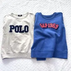 PoloとGAP 1969トレーナーセット 2枚　130cm