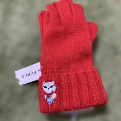 フルラFURLA ウール手袋　赤　新品タグ付き