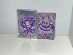 キミとアイドルプリキュア♪ 映画 特典 キュアキュンキュン うちわ型クリアカード