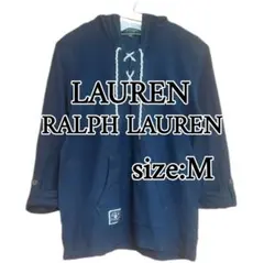 LAUREN レディース ラルフローレン ７分袖 パーカー レースアップ 薄手のサムネイル