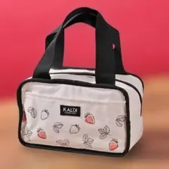 KALDI いちご柄　保冷バッグ