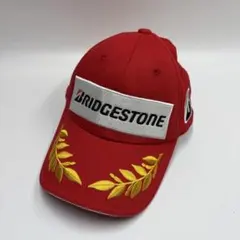 BRIDGESTONE ブリヂストン キャップ レッド フリーサイズのサムネイル