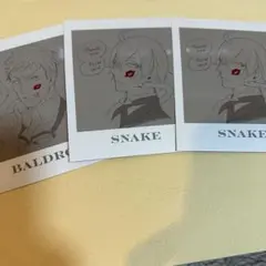 黒執事 Black Label フォト風カード 3枚 バルド スネーク