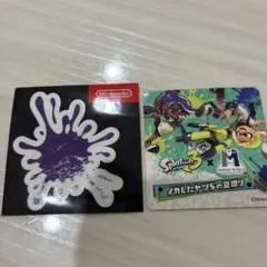 スプラトゥーン3 マリンワールド ステッカー 2枚セット　非売品のサムネイル