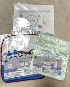 ちいかわ　1番くじ　H賞タオル・巾着セット