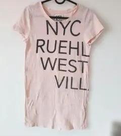 希少】RUEHL No.925 Vネック ロゴ Tシャツ（グレー） - メルカリ