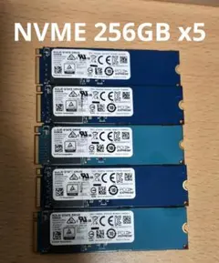 KIOXIA M.2 NVMe SSD 256GB 5枚セット