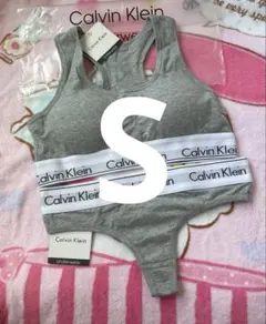Sサイズ Calvin Klein ブラ＆Tバック　ショーツ セット 新品