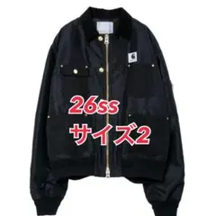 COMOLI 26SS ブラックドリルジップジャケット サイズ2 - メルカリ
