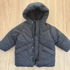 ZARA キッズブラックダウンコート 2y
