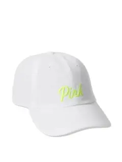 PINK キャップ ホワイト お値下げ◯