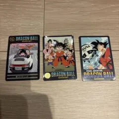 ドラゴンボールZ ビジュアルアドベンチャーカード 3枚セット 1991初期
