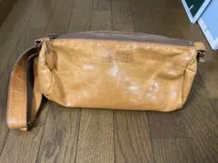 BUTLER VERNER SAILS レザーショルダーバッグ キャメル