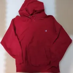 90s Champion リバースウィーブ USA製 L 赤 刺繍タグ