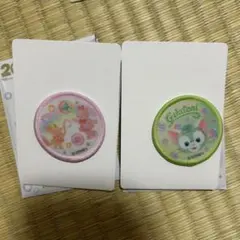 ディズニー ダッフィーアンドフレンズ 20周年 リーナベルシェリーメイ ワッペン