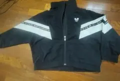 ミッキーマウス クロップドジャケット 黒