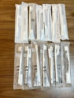 使い捨て歯ブラシ 白14本 まとめ売り①