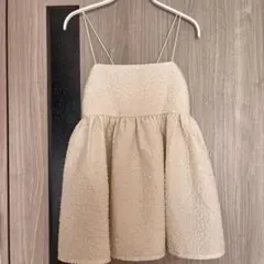 【12/20まで出品】FREE'SMART 膨れジャガードキャミビスチェ